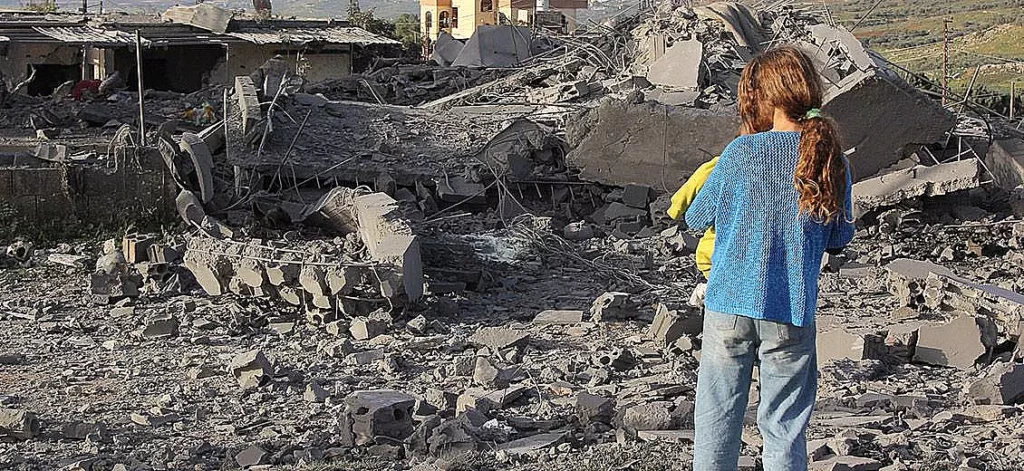 un-bombardamento-israeliano-in-Libano