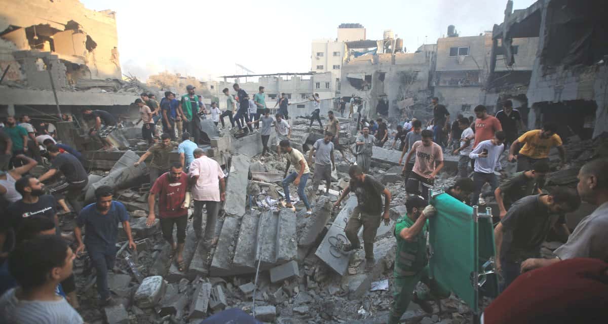 Gaza massacre faim