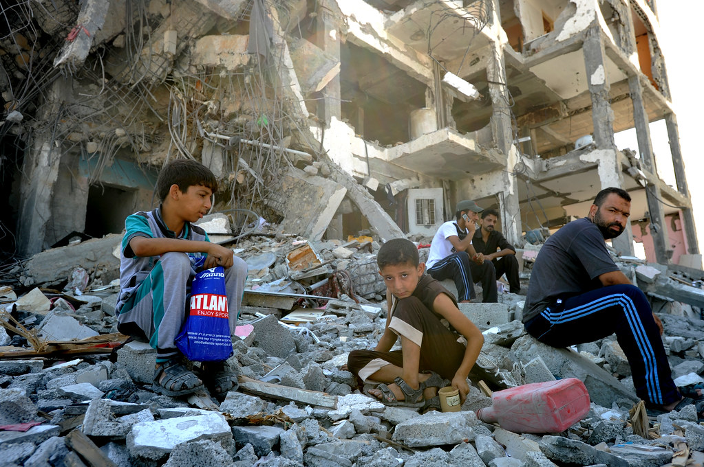 Immeuble détruit à Gaza