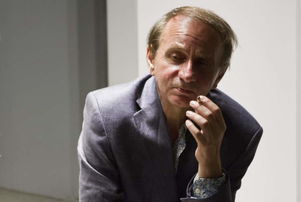 Michel Houellebecq en conférence à Buenos Aires en 2016