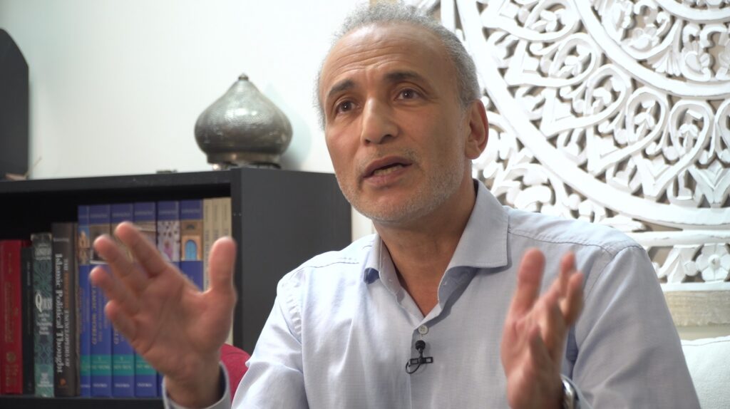 Tariq Ramadan en juin 2022 en entretien - Capture écran