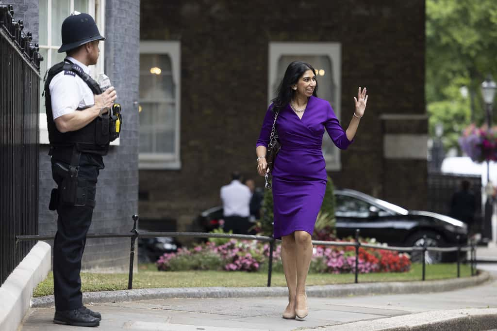 La ministre de l'intérieur britannique Suella Braverman