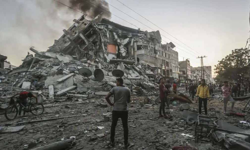 Gaza bombardé